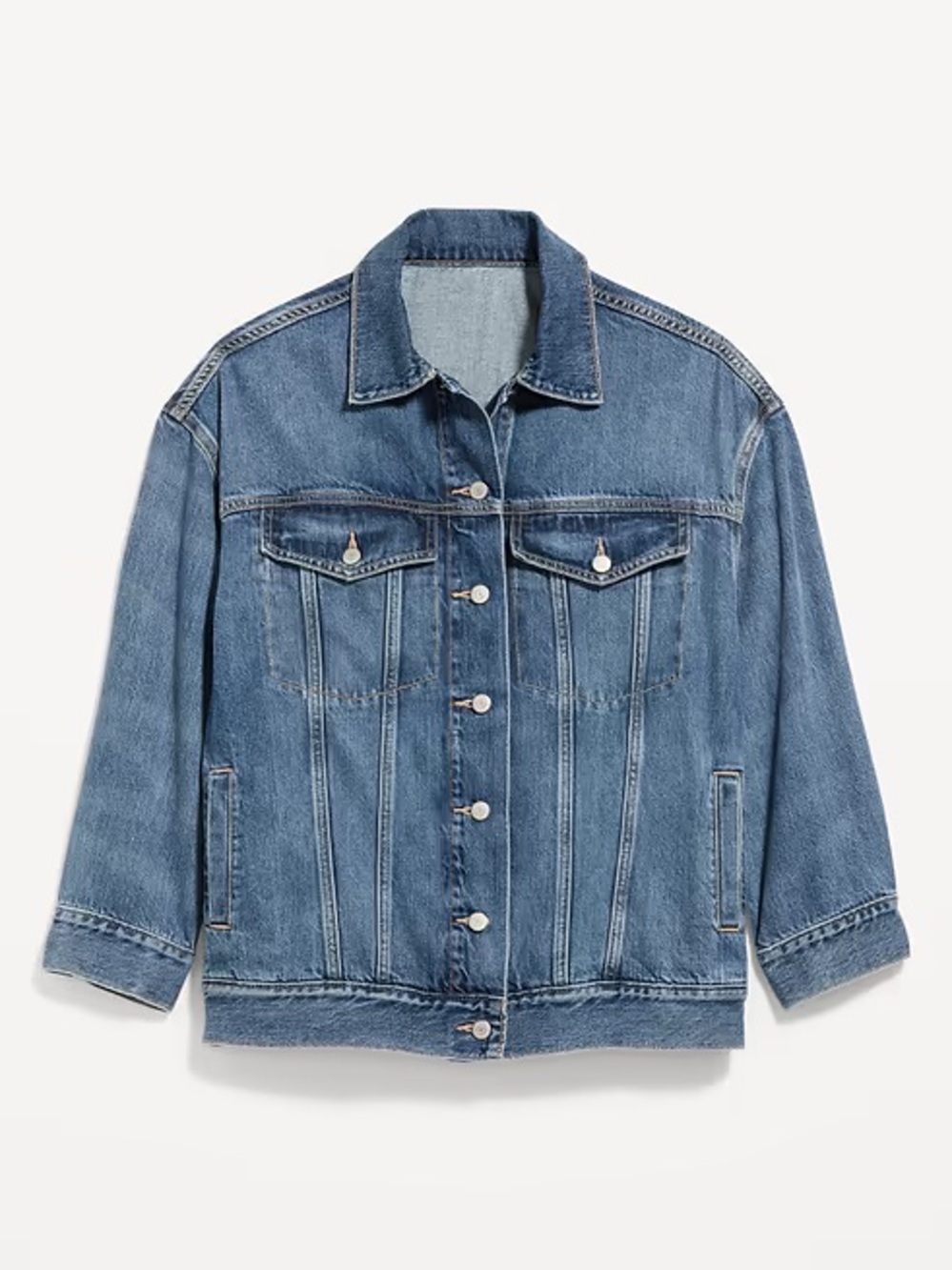 BloomChic Medium Blue Denim Jacket - Women's Jean Coat